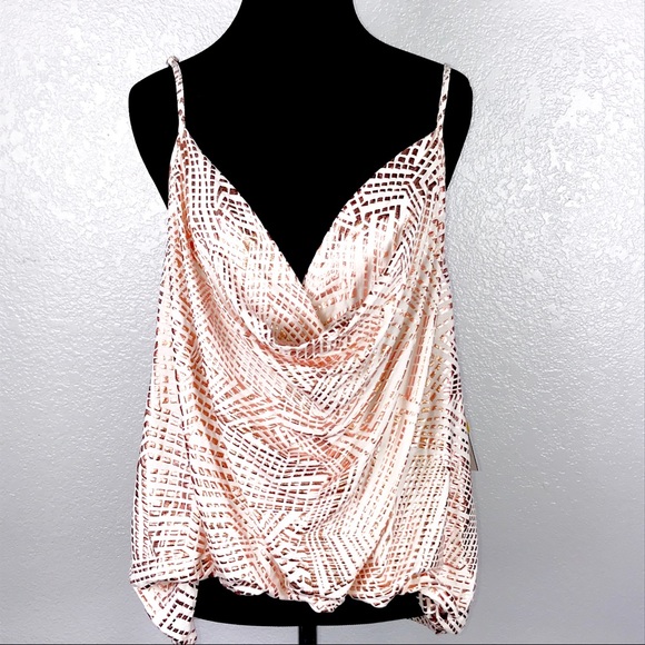 Gypsies & Moondust Tops - GYPSIES & Moondust Cowl Neck Spaghetti Strap Top